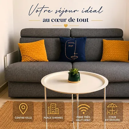 Techaze Au Coeur D'arras, Centre Ville, Gare, Terrasse